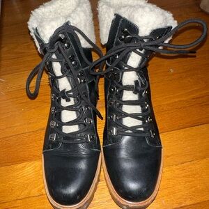 Marc Fisher Sherpa Lined Boots size 8